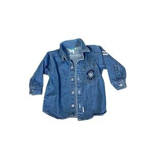 Vtg Weebok Denim Baby Jacket 12m